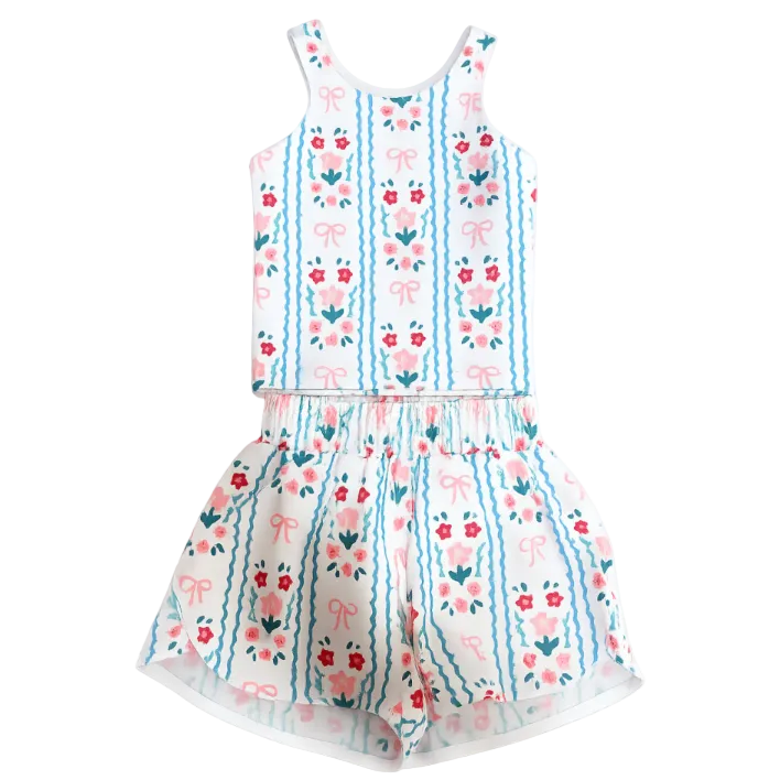 Floral Bow Tank & Short Set from Anderson Parker