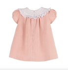 Floral Randall Bib Dress, Rose from Anderson Parker