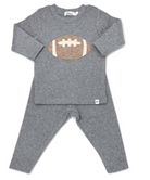 Football Baby 2pc Set - Coal from Anderson Parker