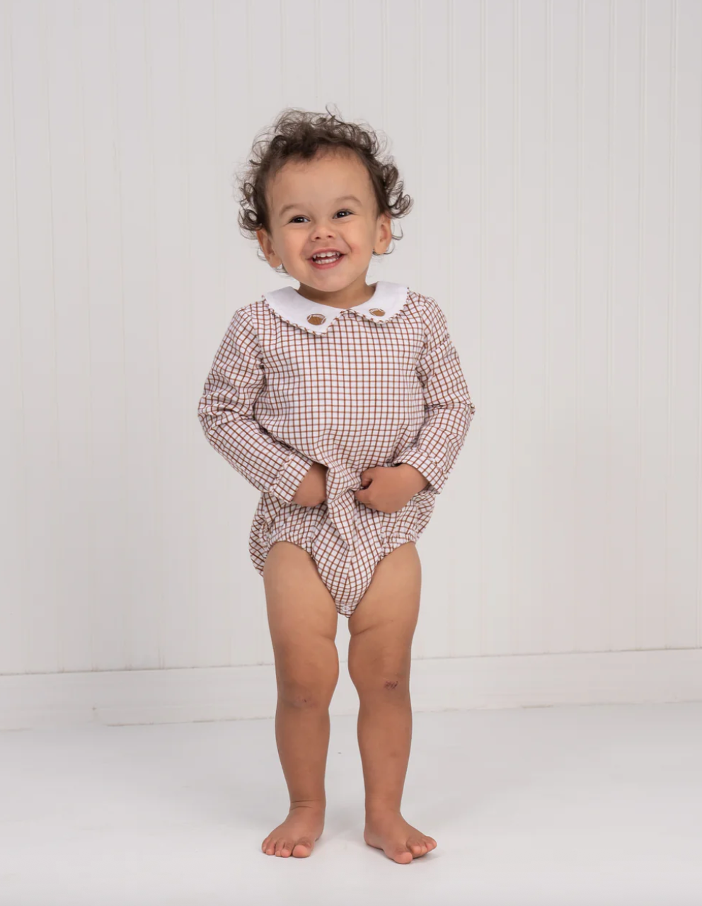 Football Brown Gingham Bubble from Anderson Parker