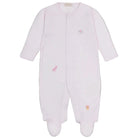 Footie w/ Hand Embroidery - Pink Jungle from Anderson Parker