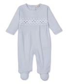 Footie with Hand Smocking - Lt. Blue from Anderson Parker