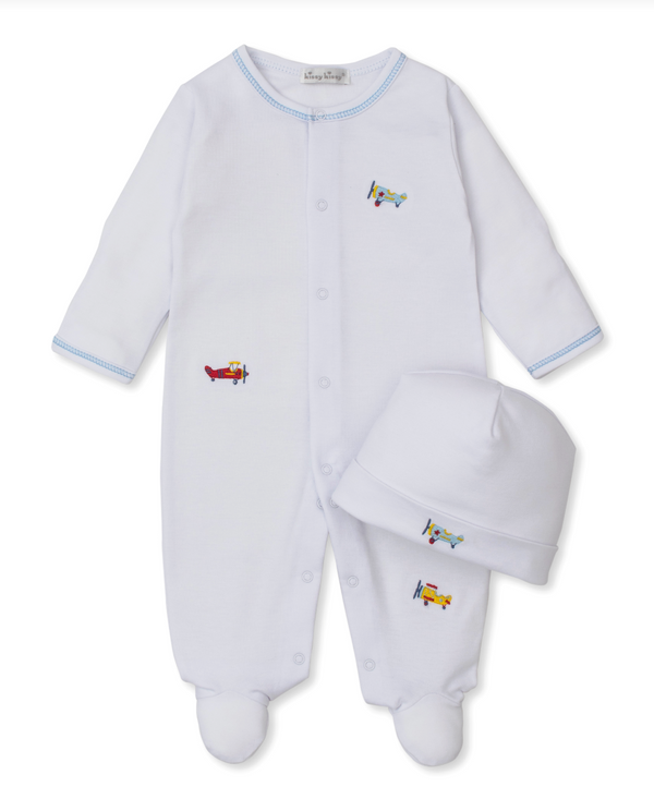 Footie with Hat Set - Let's Fly Away from Anderson Parker