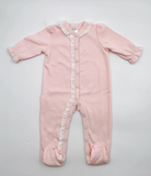 Footies - Lace Trim - Pink from Anderson Parker