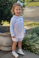 French Knot Pumpkin Bloomer Set - Pink from Anderson Parker