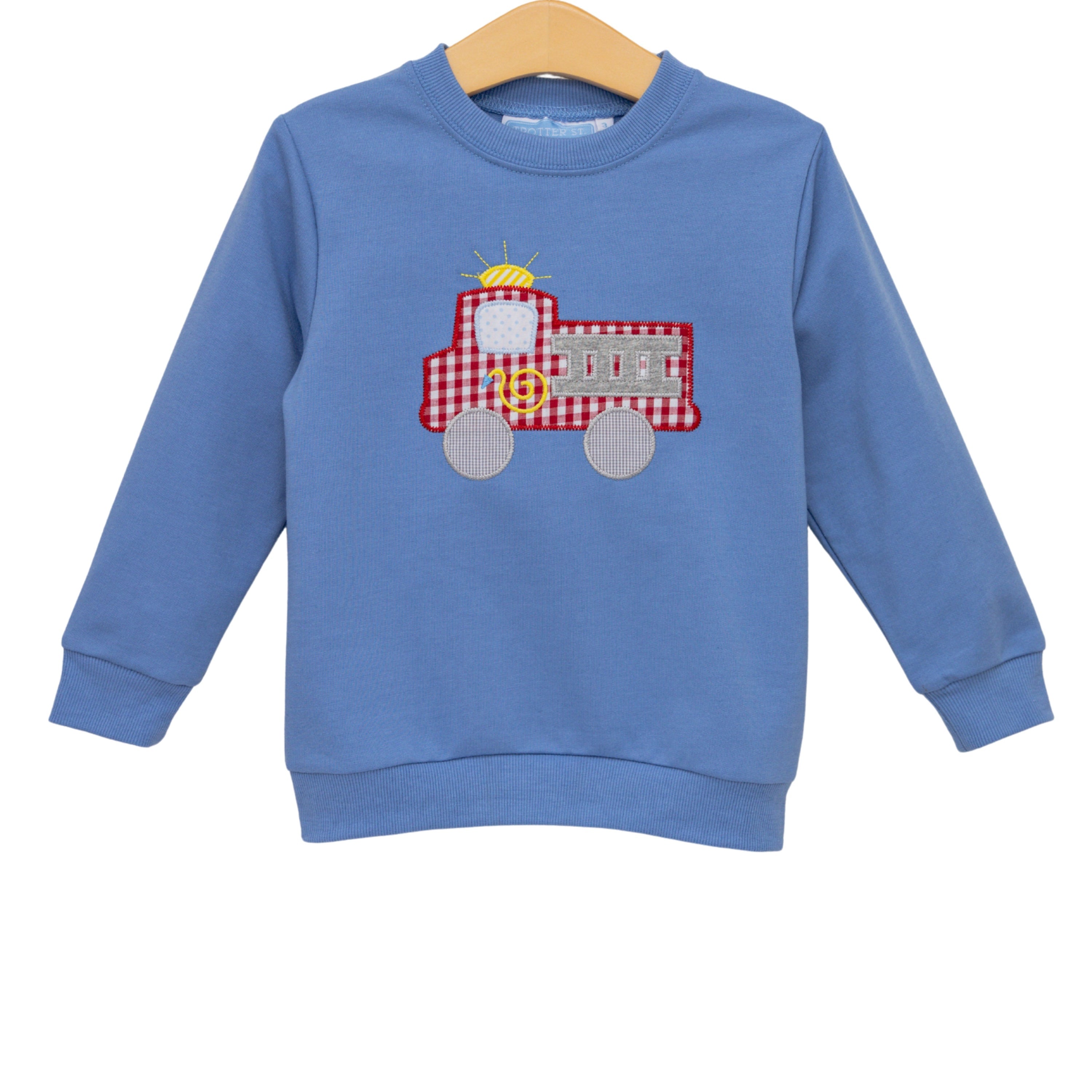 French Terry Pullover - Fire Truck from Anderson Parker