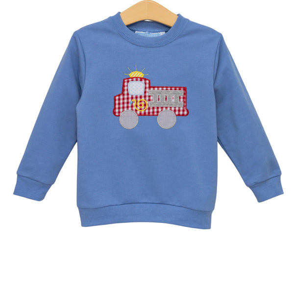 French Terry Pullover - Fire Truck from Anderson Parker