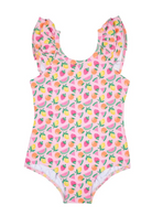 Fruit Print Swimsuit With Ruffles from Anderson Parker