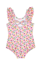 Fruit Print Swimsuit With Ruffles from Anderson Parker