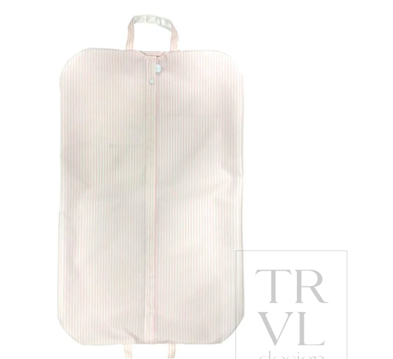 GARMENT BAG - Pink Pimlico Stripe from Anderson Parker