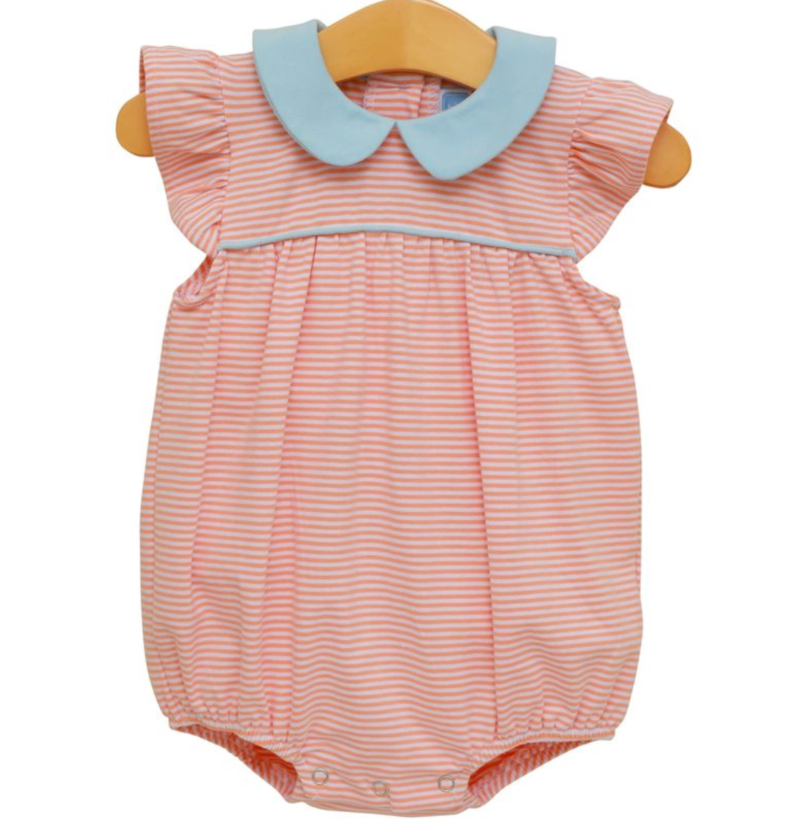 Genevieve Bubble - Coral Stripe/Light Blue from Anderson Parker