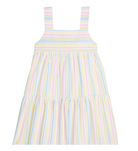 Georgia Dress - Rainbow Stripe Seersucker from Anderson Parker