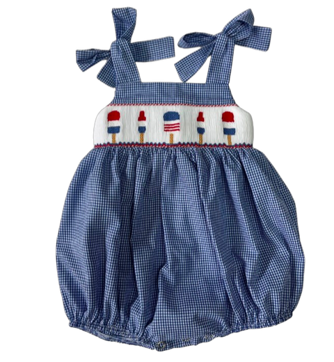 Gigi Smocked Bubble - Holiday Pop from Anderson Parker