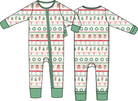 Gingerbread Fair Isle Uni - Convertible Romper from Anderson Parker
