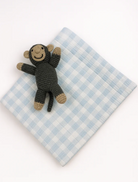 Gingham Check Baby Blanket - Blue from Anderson Parker