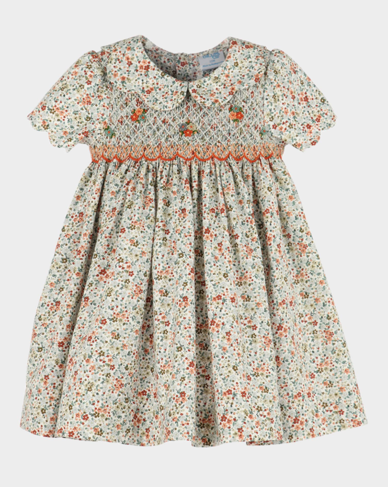 Girl's Autumn Glow Smock Dress from Anderson Parker