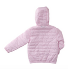 Girls Hooded Puffer Jacket - Pink Tulle from Anderson Parker