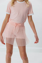 Girls Pleated Skort - Pink - Anderson Parker