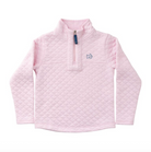 Girls Quilted Zip Pullover - Pink Tulle from Anderson Parker