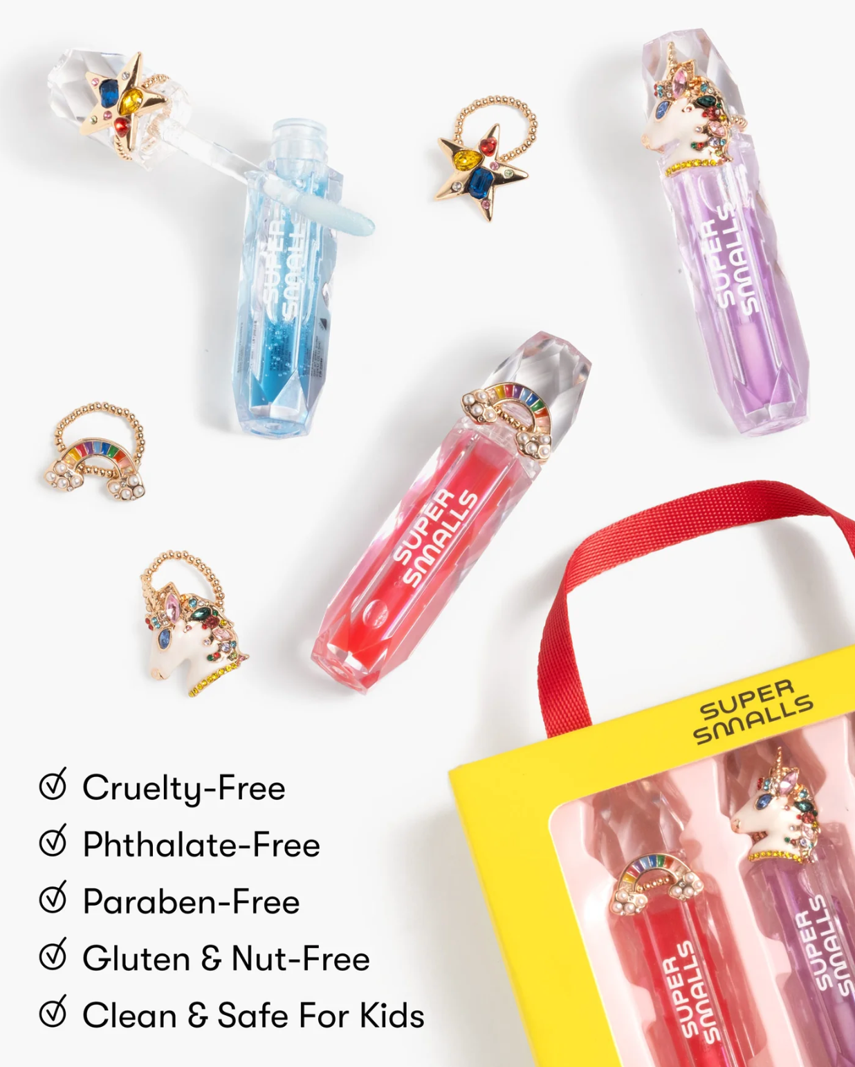 Gloss It Rainbow Lip Gloss Ring Set from Anderson Parker