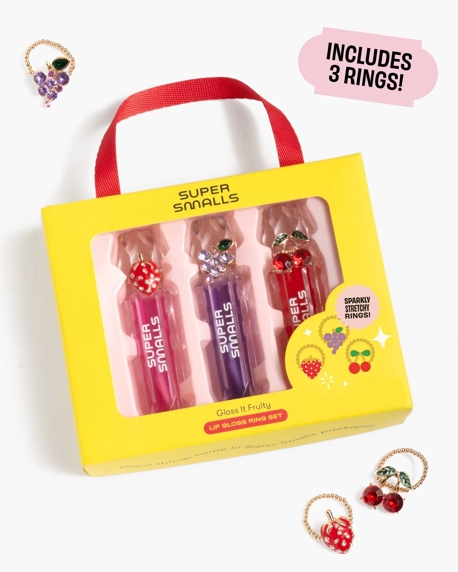 Gloss it Fruity Lip Gloss Ring Set from Anderson Parker