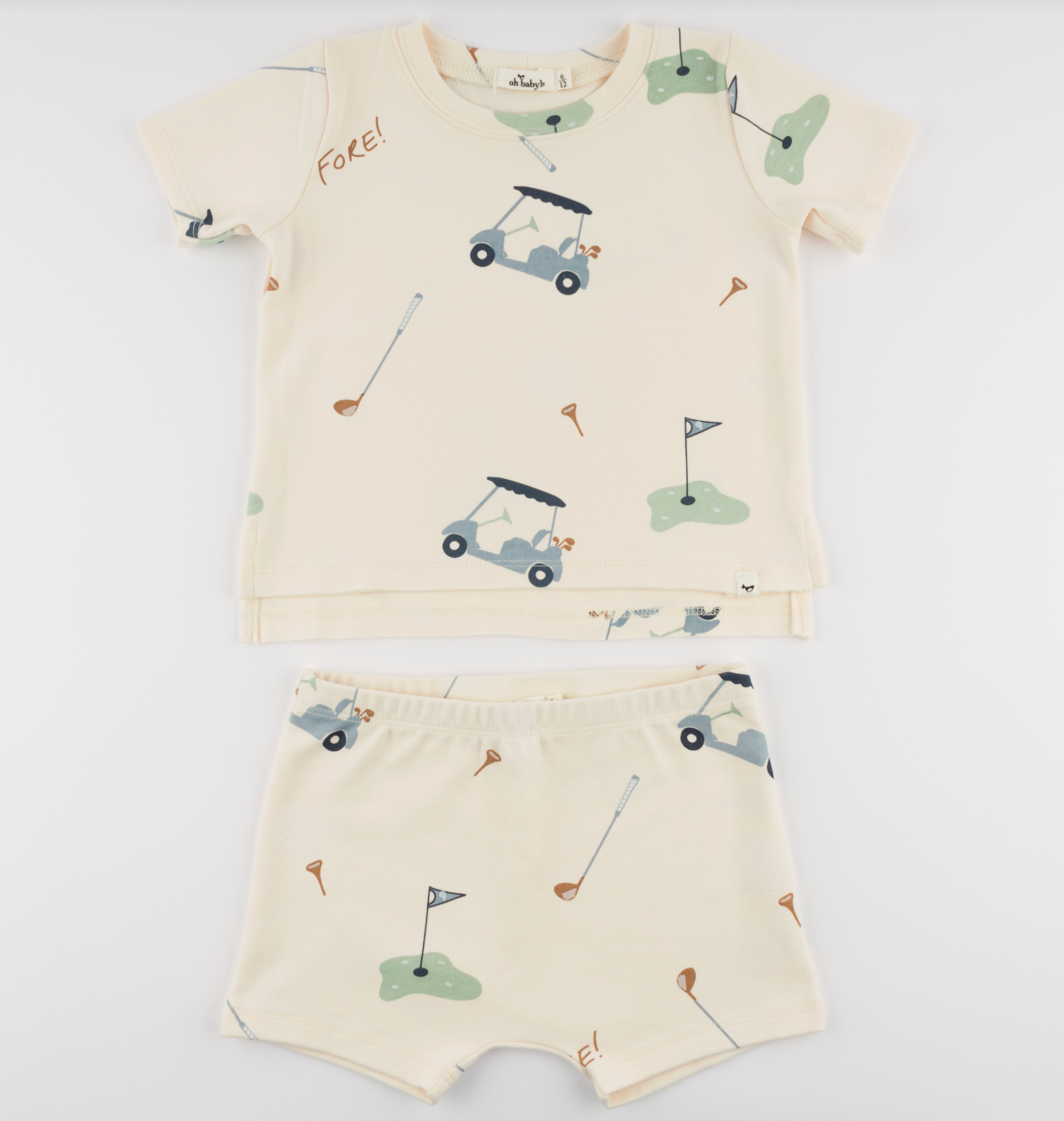 Golf Raw Edge Tee & Short Set from Anderson Parker