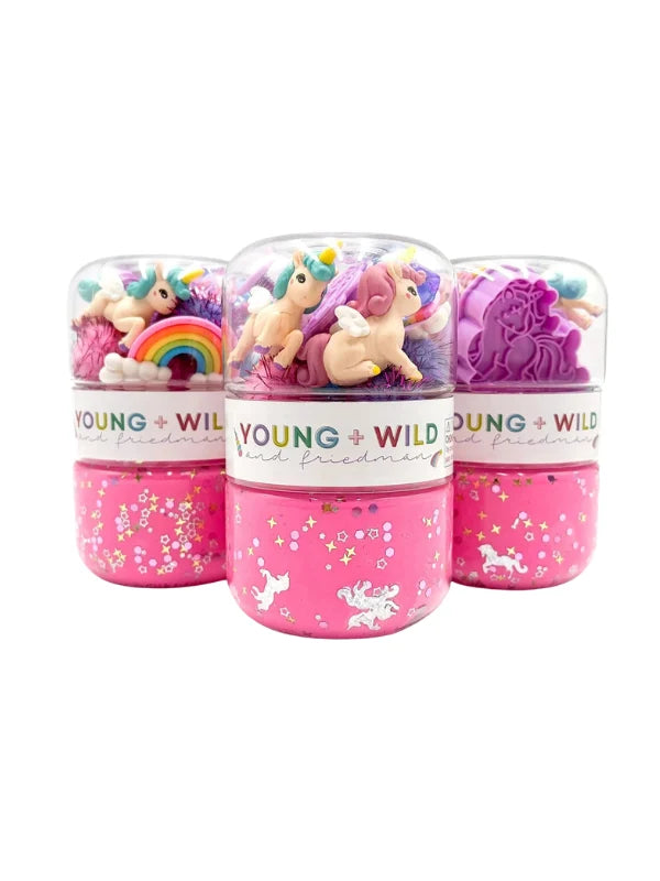 Grab & Go Dough Jar - Rainbow Unicorn from Anderson Parker