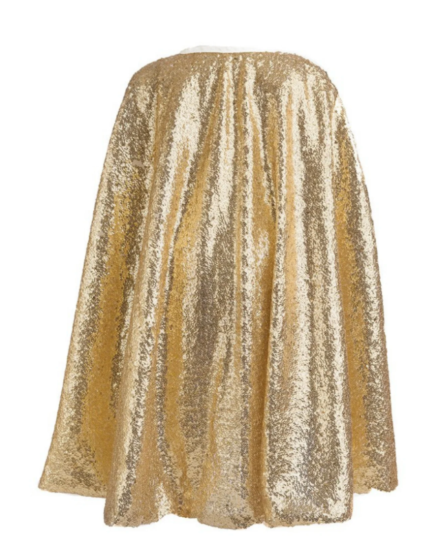 Gracious Gold Sequins Cape Size 5-6 from Anderson Parker