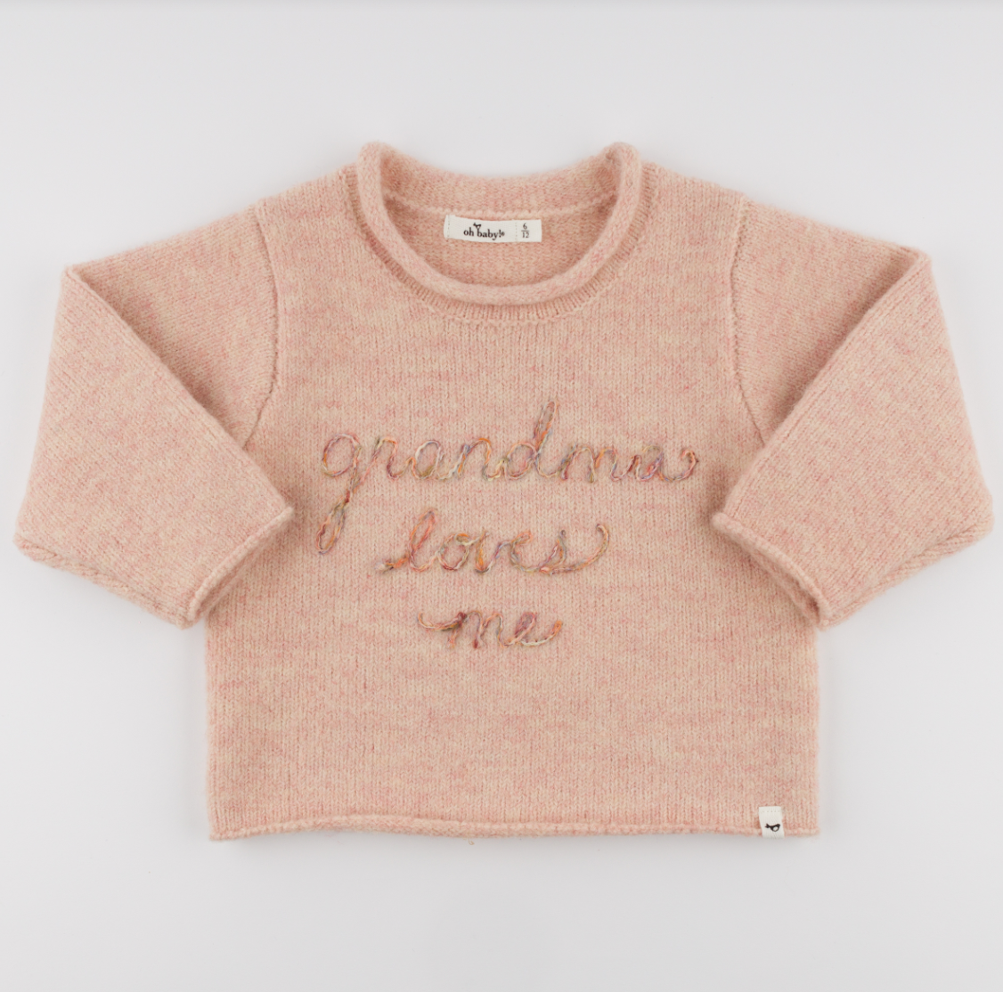 "Grandma Loves Me" Roll-Edge Pullover from Anderson Parker