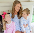 Grayson Pajama Pant Set - Confetti Hearts Blue from Anderson Parker