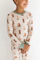 Green Pup Friends Two Piece Set from Anderson Parker