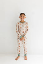 Green Pup Friends Two Piece Set from Anderson Parker
