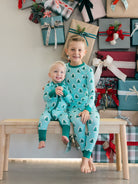 Green Starry Tree PJ Set from Anderson Parker