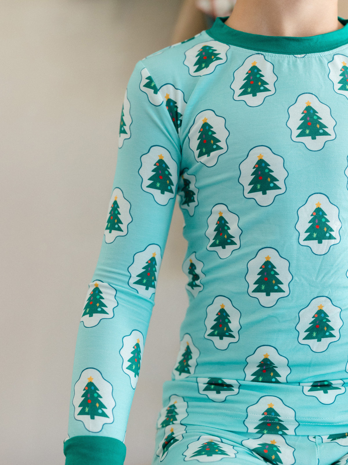 Green Starry Tree PJ Set from Anderson Parker
