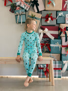Green Starry Tree PJ Set from Anderson Parker