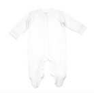 Hand Smocked Layette Footie - White from Anderson Parker