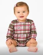 Hannah Bubble - Pink Horseshoe Plaid from Anderson Parker