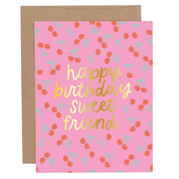 Happy Birthday Sweet Friend Greeting Card from Anderson Parker