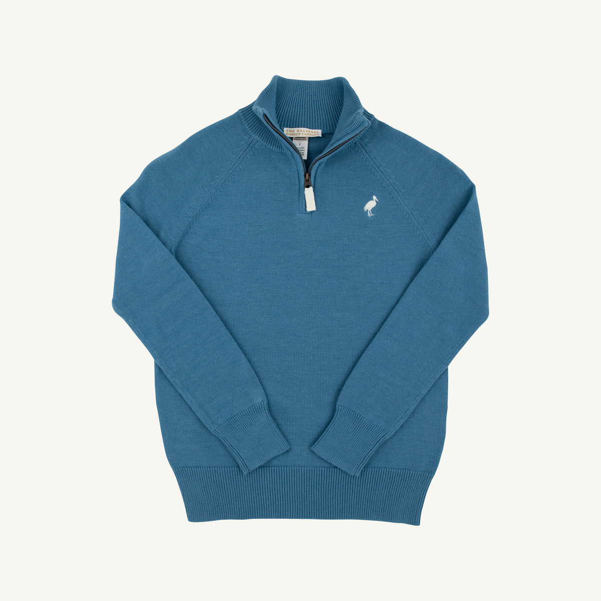 Hayden Half Zip Sweater - Barnsley Blue/Palmetto Pearl from Anderson Parker