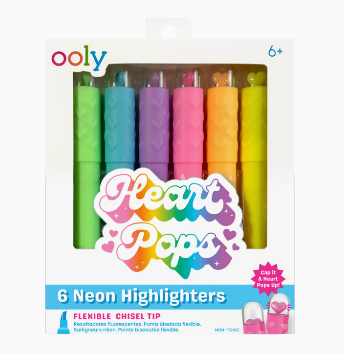 Heart Pops: Neon Highlighters from Anderson Parker