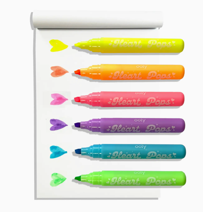 Heart Pops: Neon Highlighters from Anderson Parker