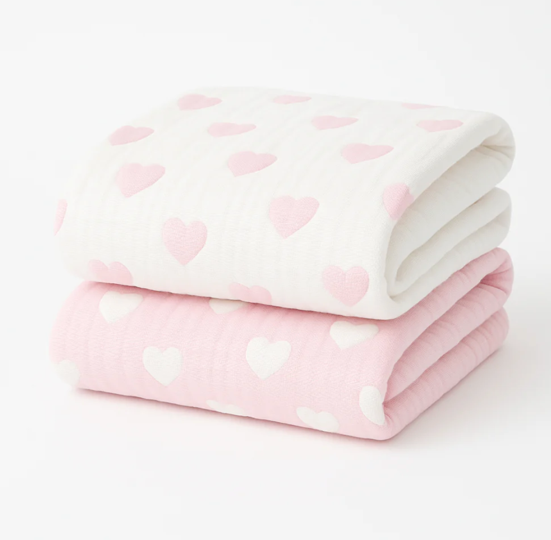 Hearts Baby Blanket from Anderson Parker
