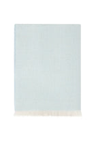 Herringbone Baby Alpaca Woven Blanket - Blue from Anderson Parker