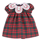 Holiday Plaid Petal Dress - Green from Anderson Parker