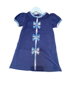 Holly Bow Dress - Navy from Anderson Parker