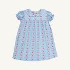 Holly Day Dress - Normal Weight Pima - First Day Flowers/Worth Ave White/Richmond Red from Anderson Parker