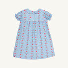 Holly Day Dress - Normal Weight Pima - First Day Flowers/Worth Ave White/Richmond Red from Anderson Parker