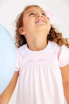 Holly Day Dress - Pima - Palm Beach Pink/Worth Ave White/Hamptons Hot Pink/Big Sister from Anderson Parker