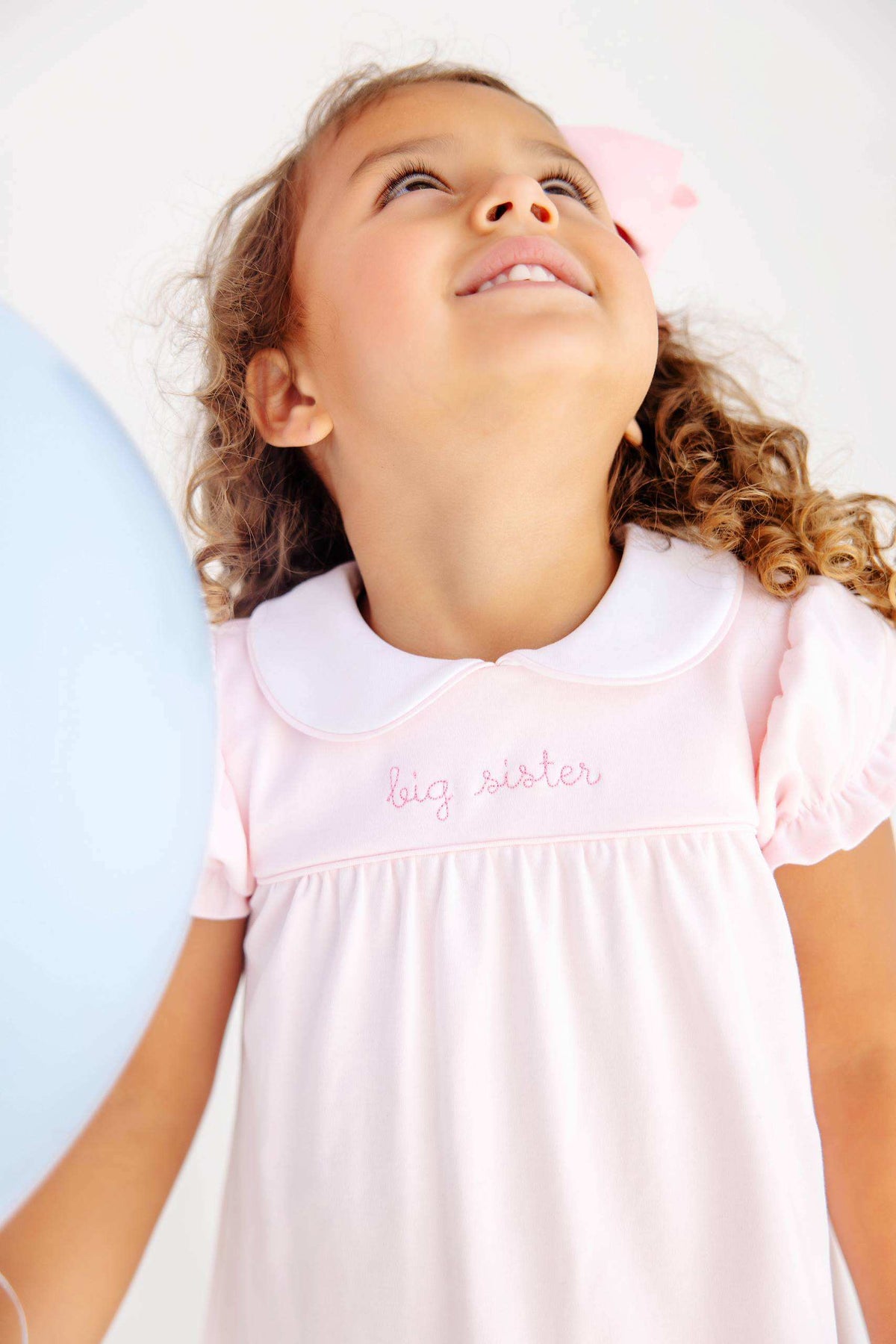 Holly Day Dress - Pima - Palm Beach Pink/Worth Ave White/Hamptons Hot Pink/Big Sister from Anderson Parker