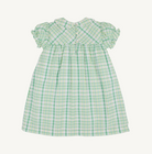 Holly Day Dress - Seersucker - Gibson Island Green and Lake Worth Yellow Sewanee Seersucker from Anderson Parker